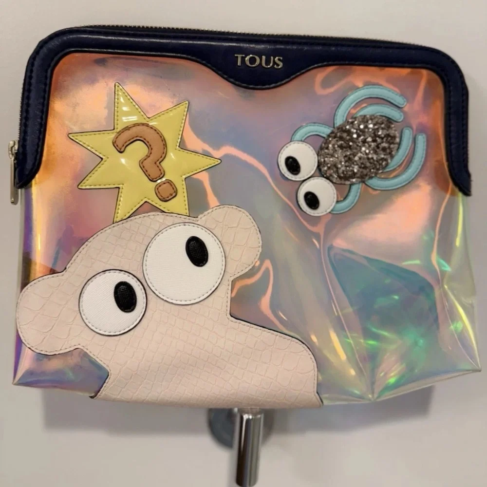 Rare‎ TOUS Compliments Holographic Pouch – Limited Edition Character Design
